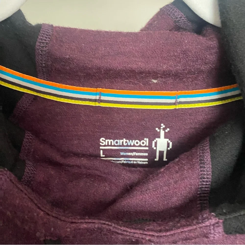 Smartwool Base Layer Hooded Sweatshirt L - Picture 3 of 4